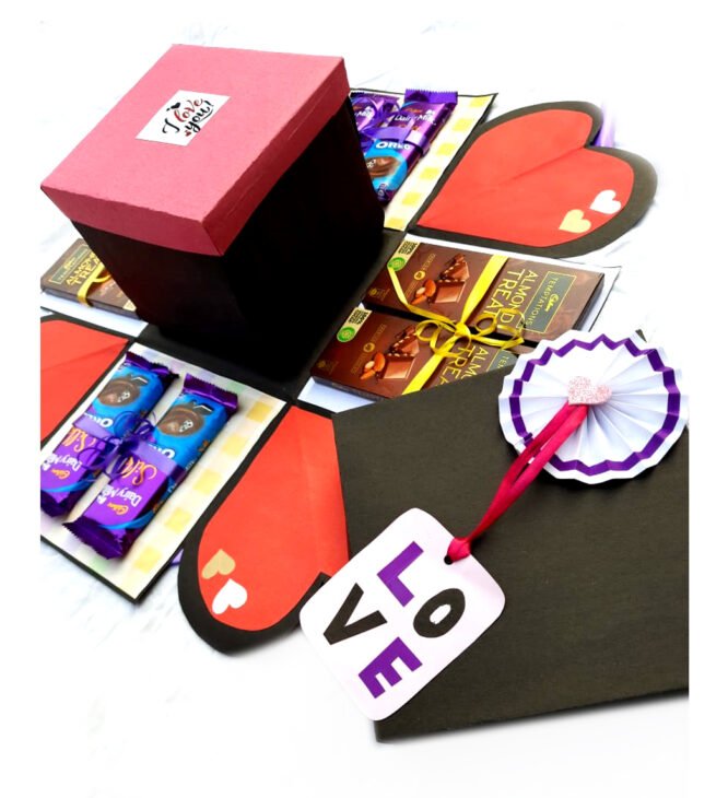Customize Gift Box with Chocolates ( 3 Layer ) - Image 2